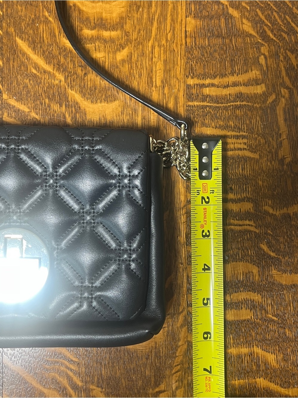 kate spade New York Astor Court Naomi Black Quilted Crossbody Shoulder Bag. - Picture 10 of 10